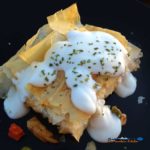 Healthy chicken pot pie loaded with juicy chicken and fresh vegetables, topped with a golden brown phyllo dough crust. Low-calorie, so enjoy guilt-free!