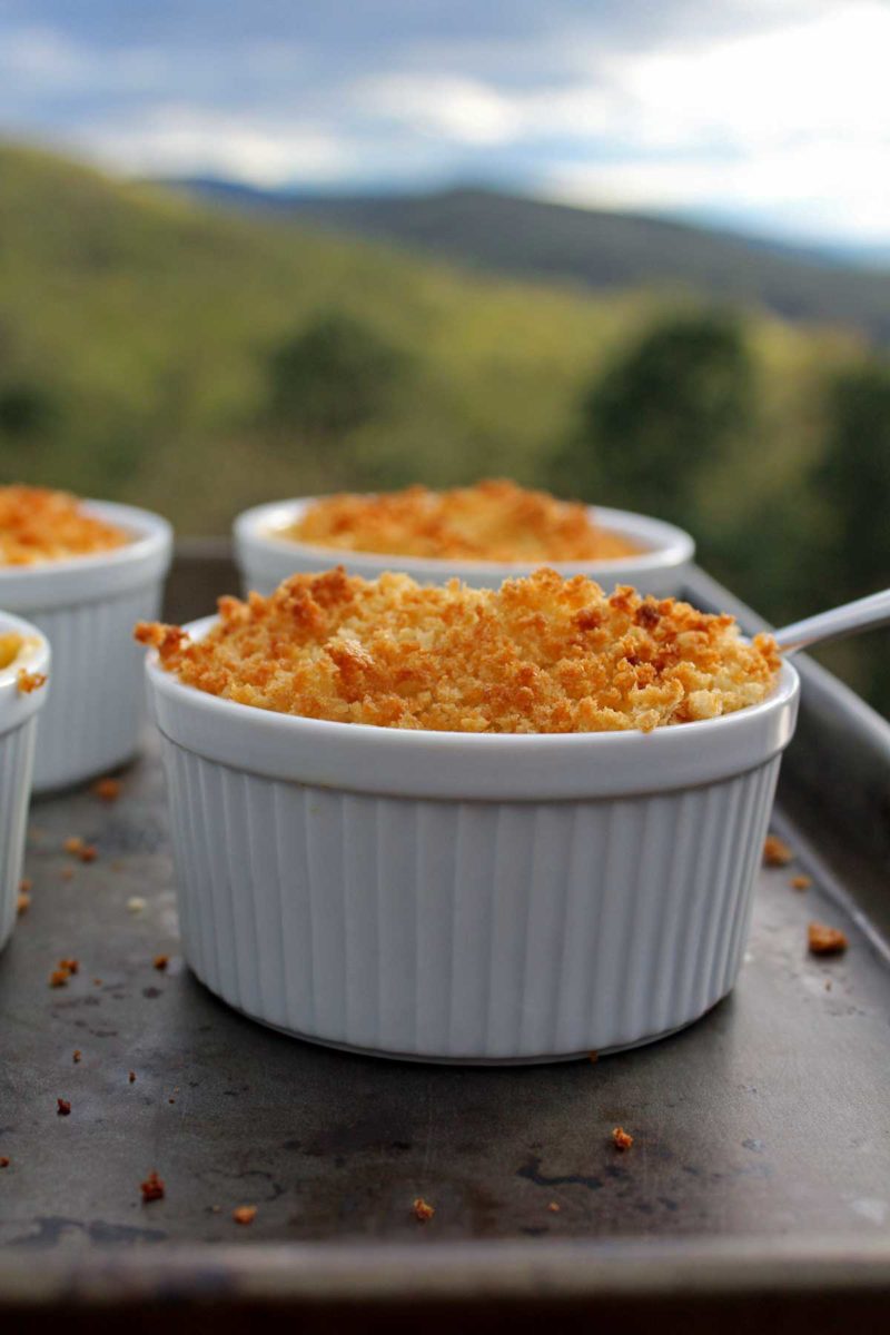 casseroles on sheet pan