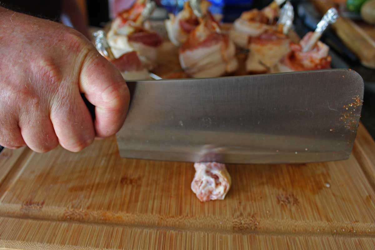 cutting off the joint