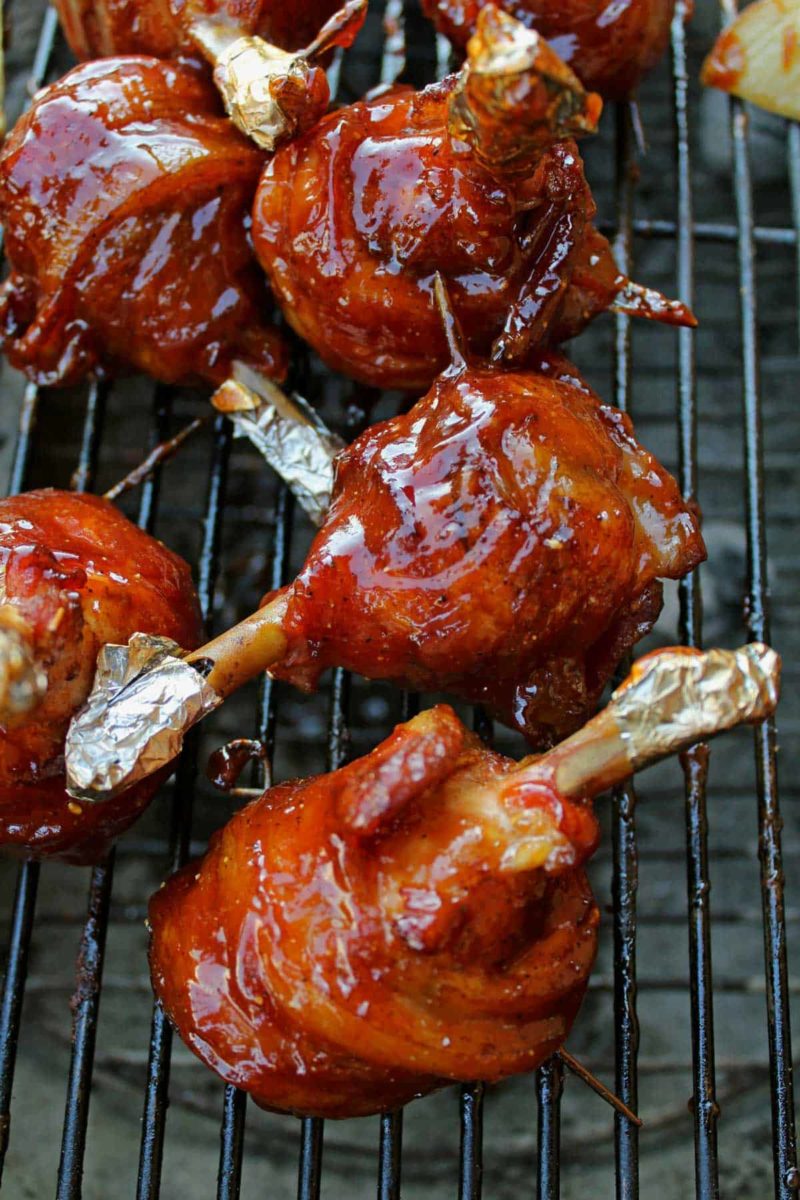 sauced chicken lollipops