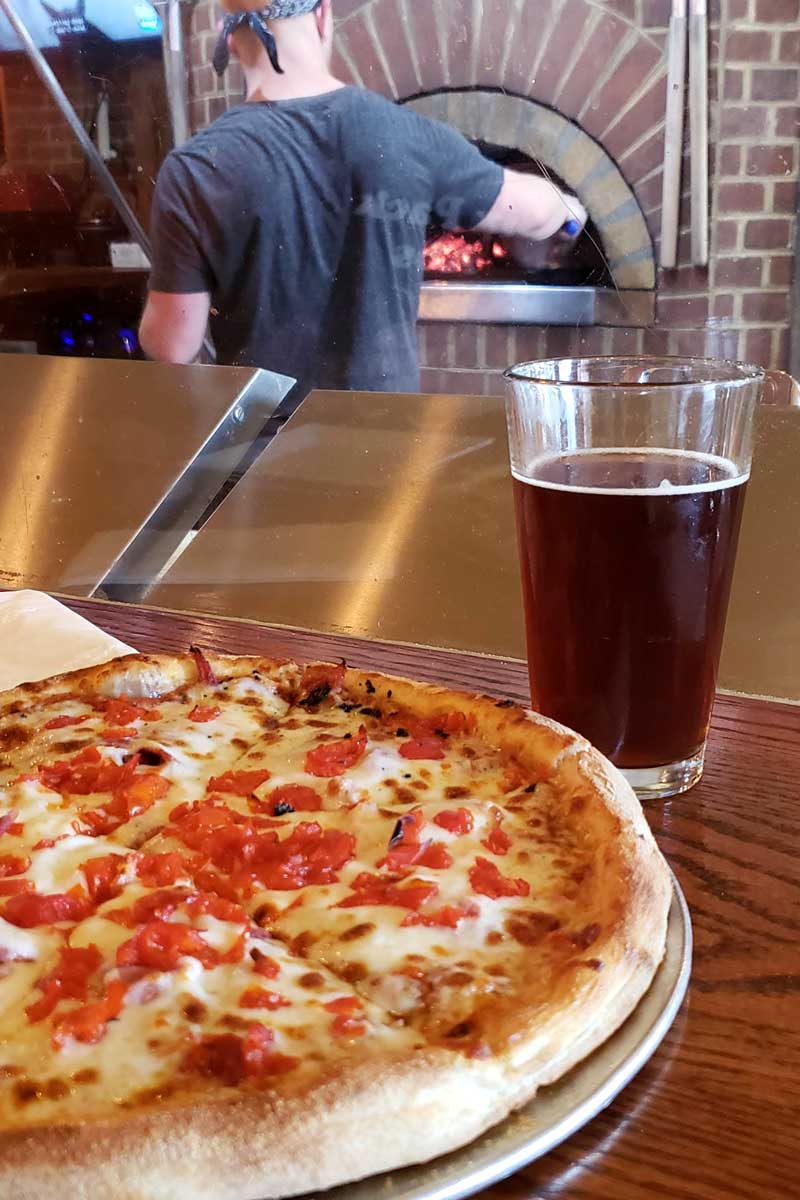 The "Giovani " Pizza at Black Bear Bistro