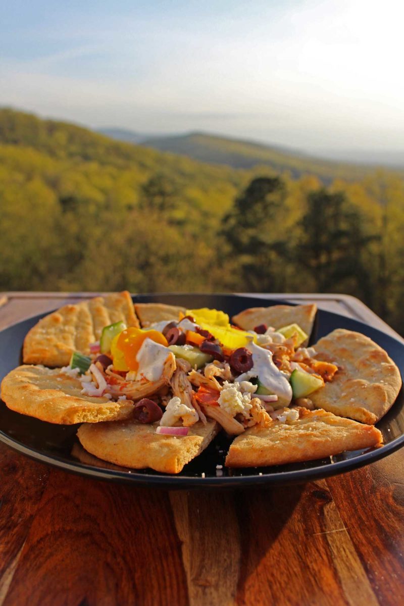 Greek nachos