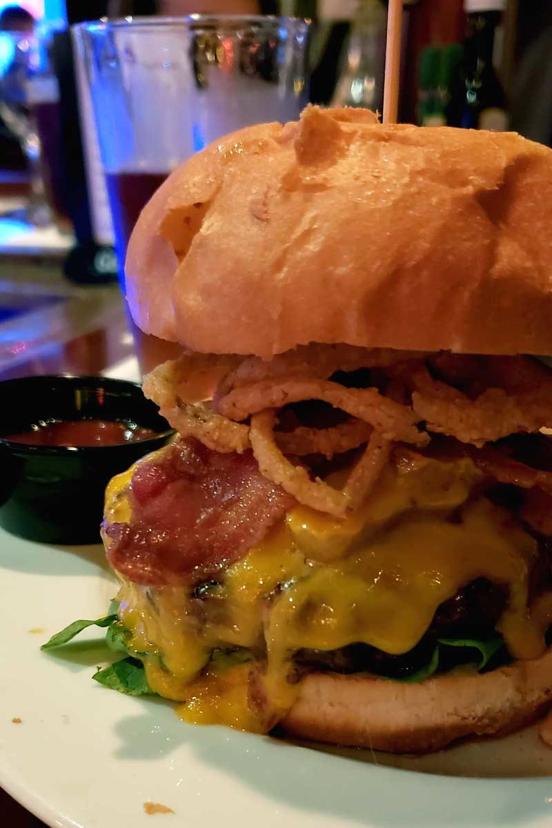 cheeseburger from Griffin Tavern on Field Trip Friday