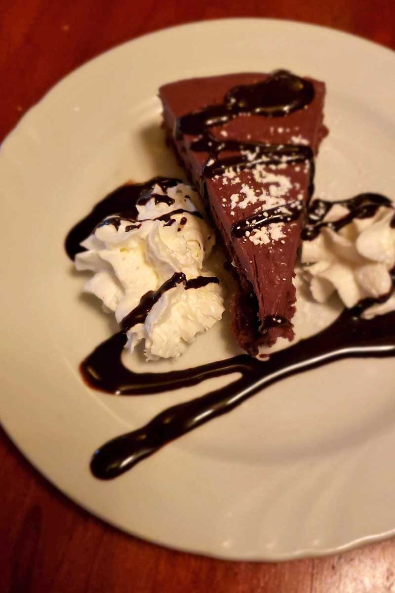 Flourless Chocolate Tort always enjoyed on Field Trip Friday