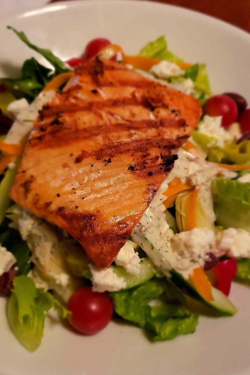Greek Salmon Salad from Griffin Tavern