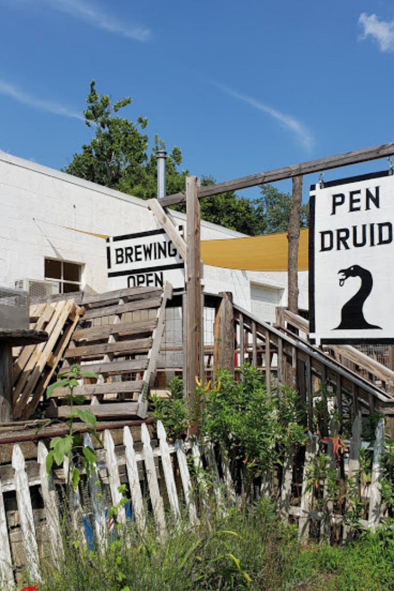 outside Pen Druid on Field Trip Friday