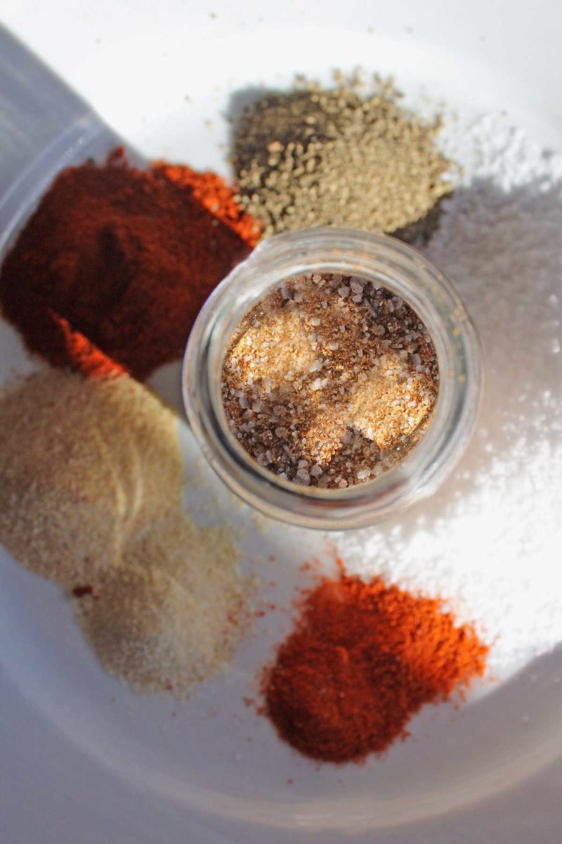 spices in jar