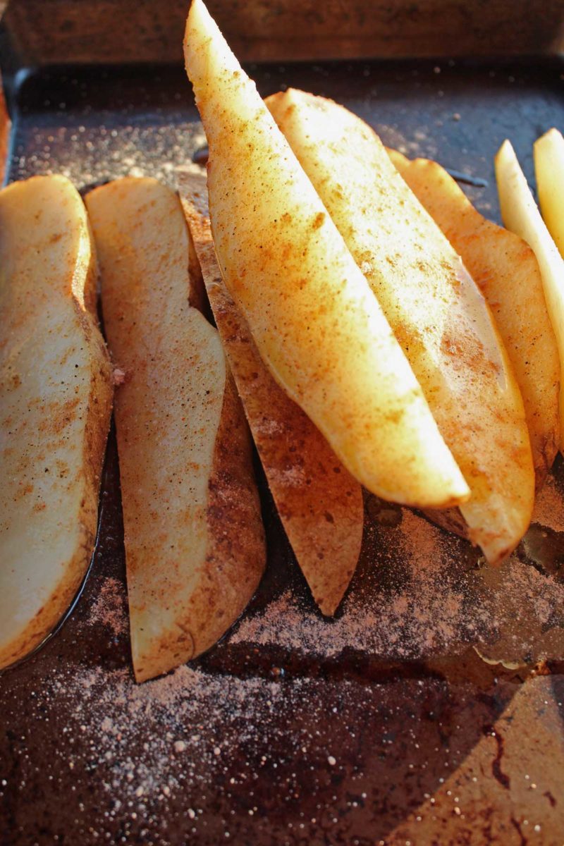 potato wedges with seasoned salt