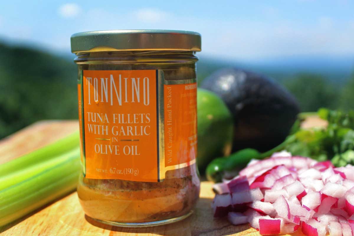 Tonnino garlic tuna fillets