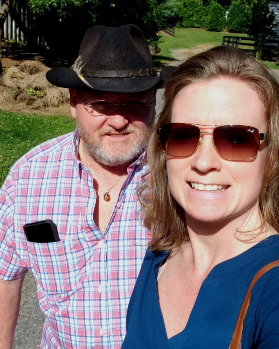 David and Debbie arriving at Aspendale winery