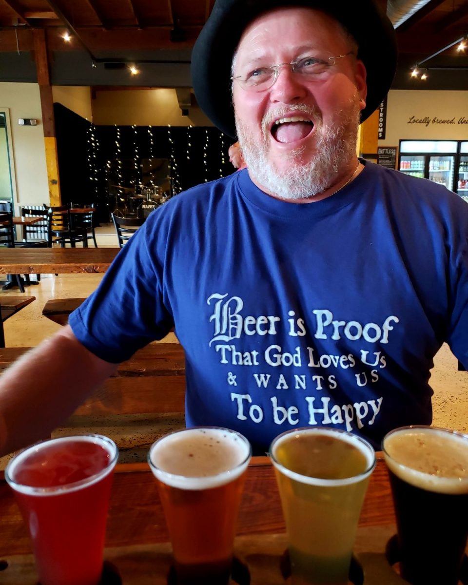 David having a jolly good time at Old Bust Head on Field Trip Friday