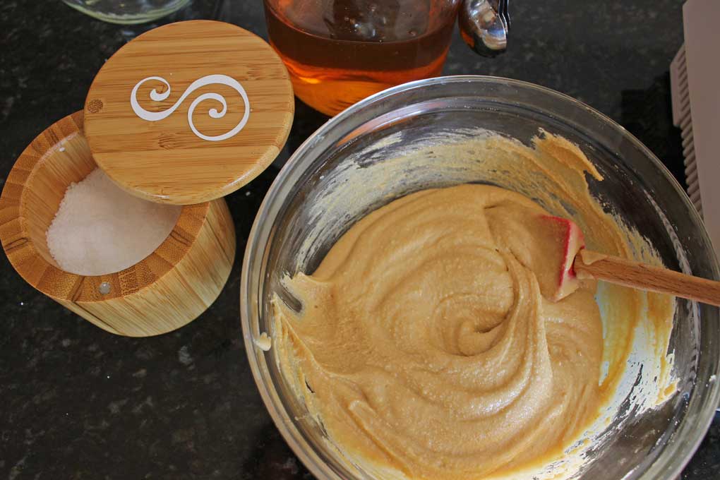peanut butter seasoned with salt and honey