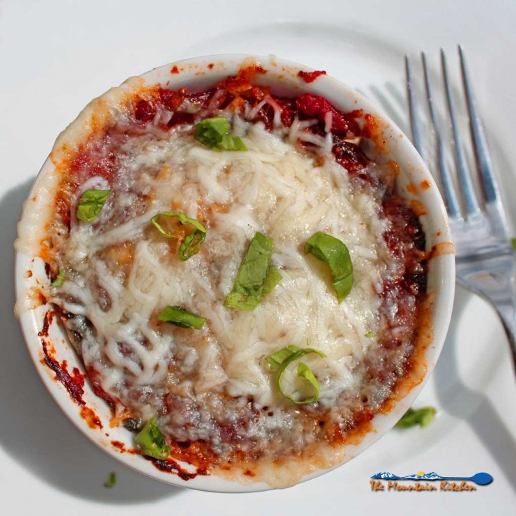 mini eggplant au gratin