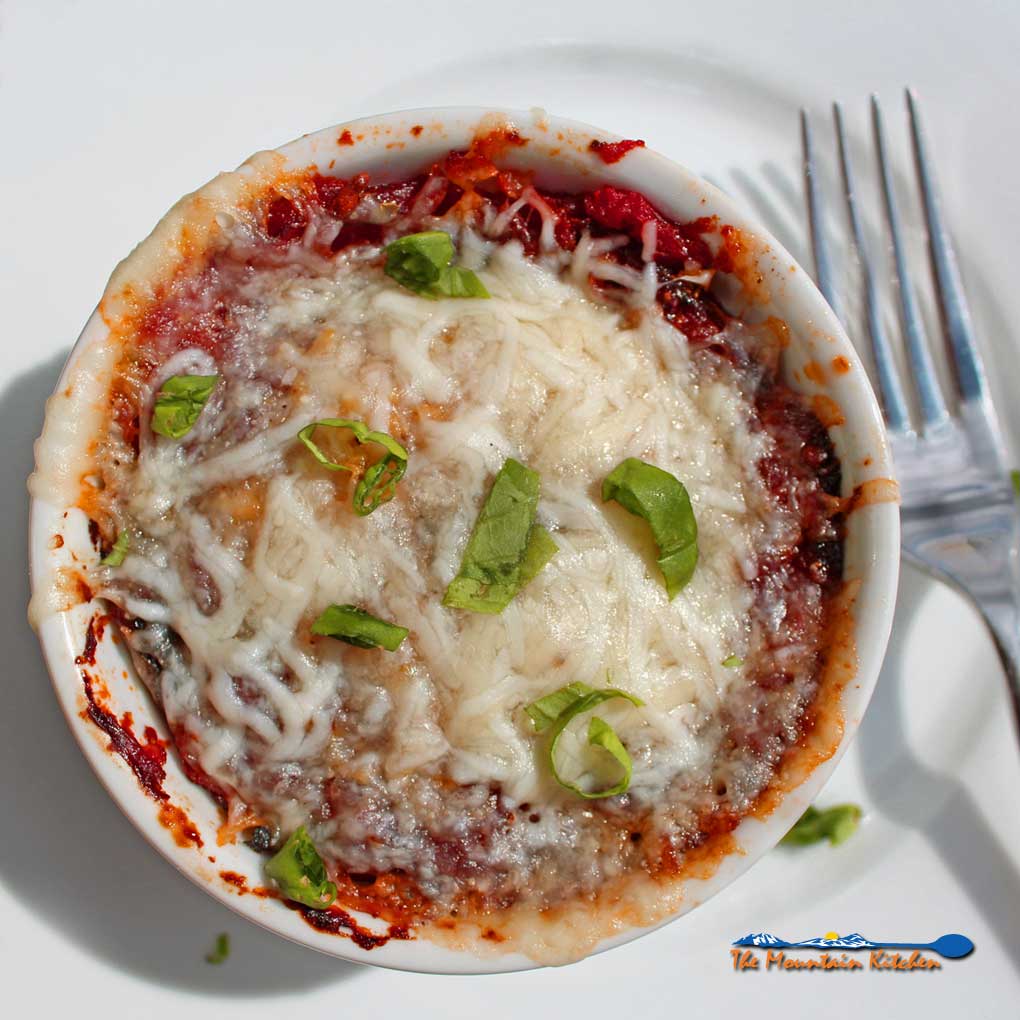 mini eggplant au gratin