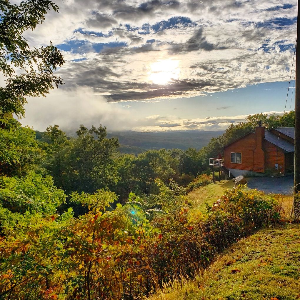our home and glorious view