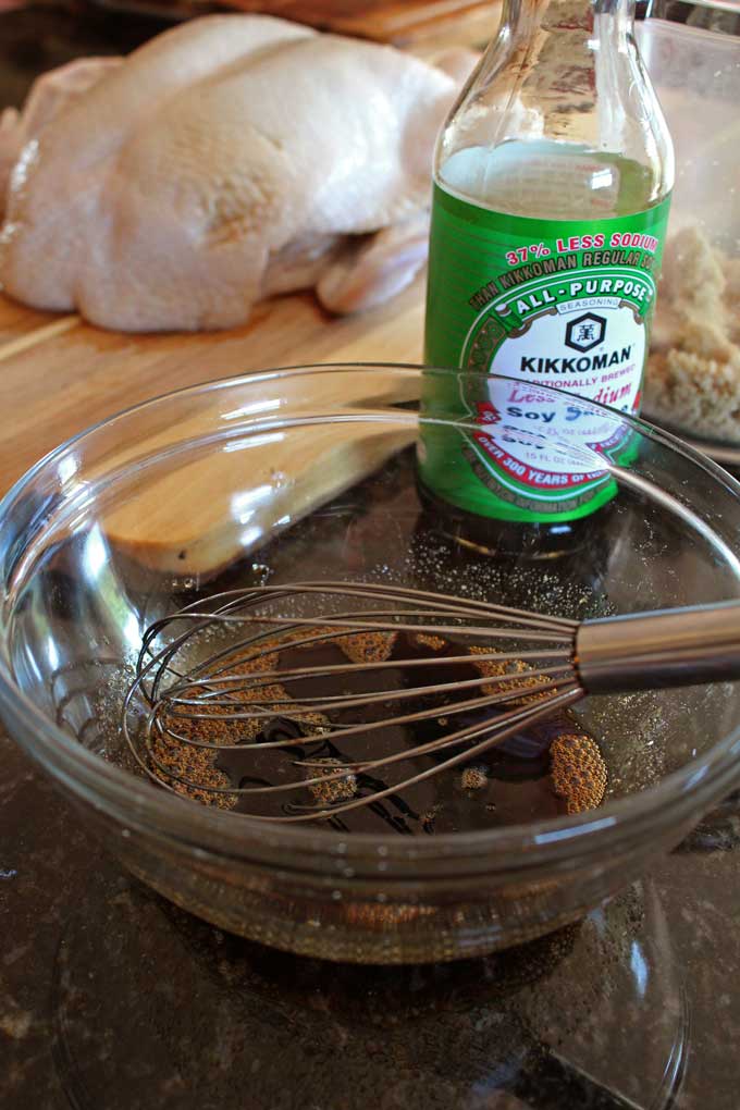 brown sugar soy glaze with duck 