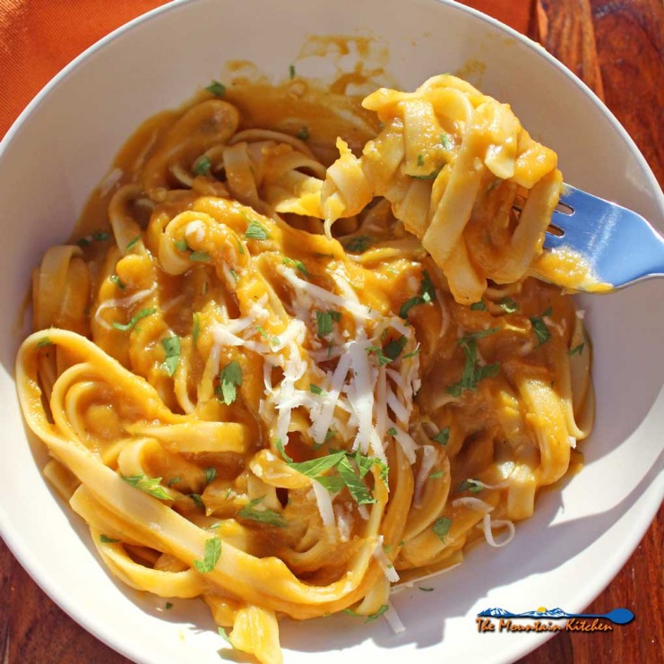 butternut squash fettuccine