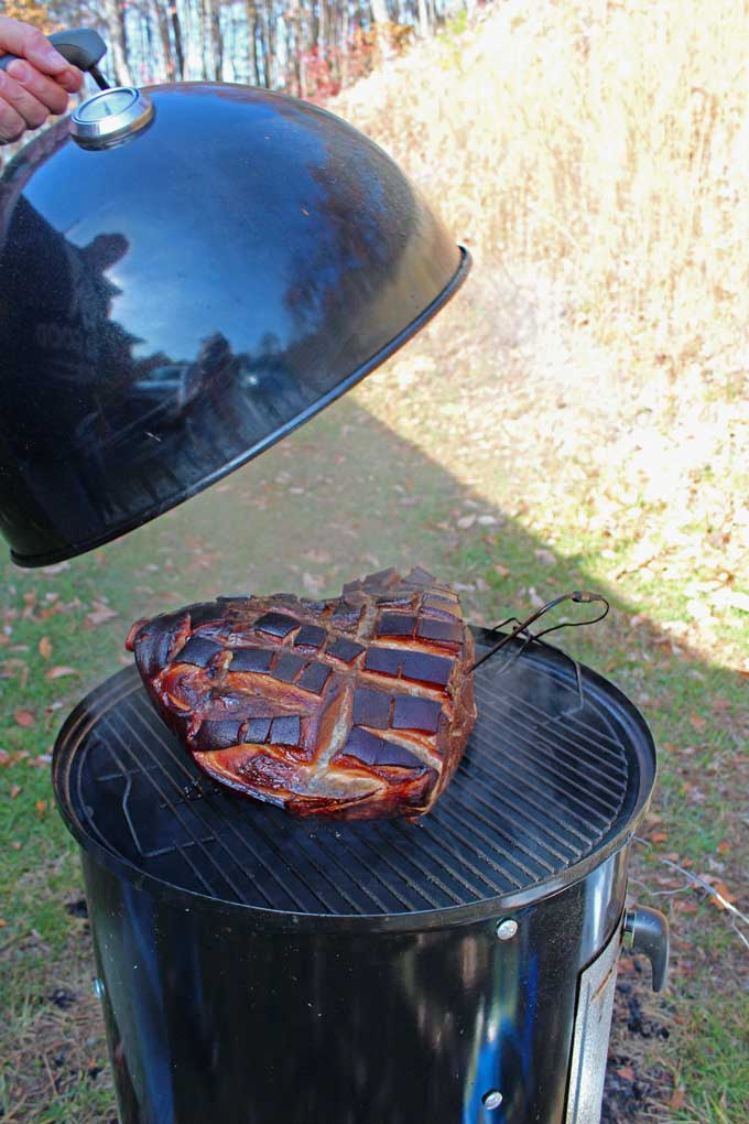 brined smoked pork shoulder