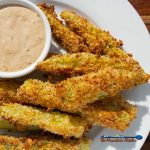 air-fried dill pickles
