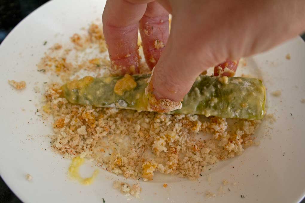 coating pickle with breading