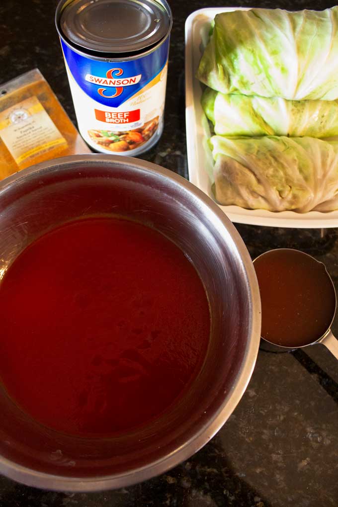 ingredients to make sauce