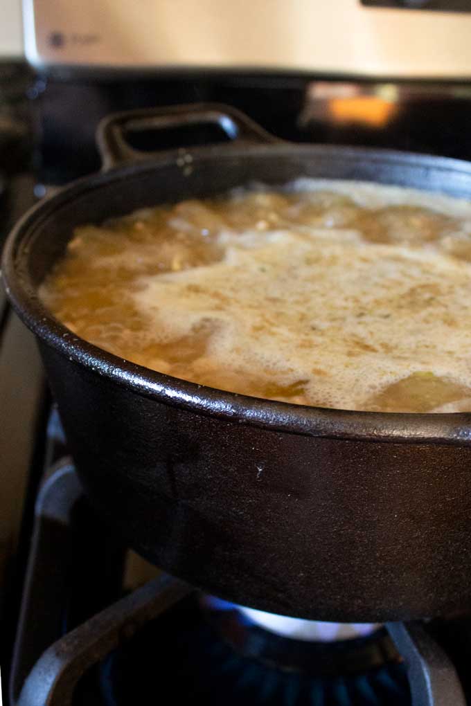 chili simmering