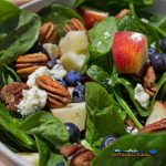 blueberry spinach salad