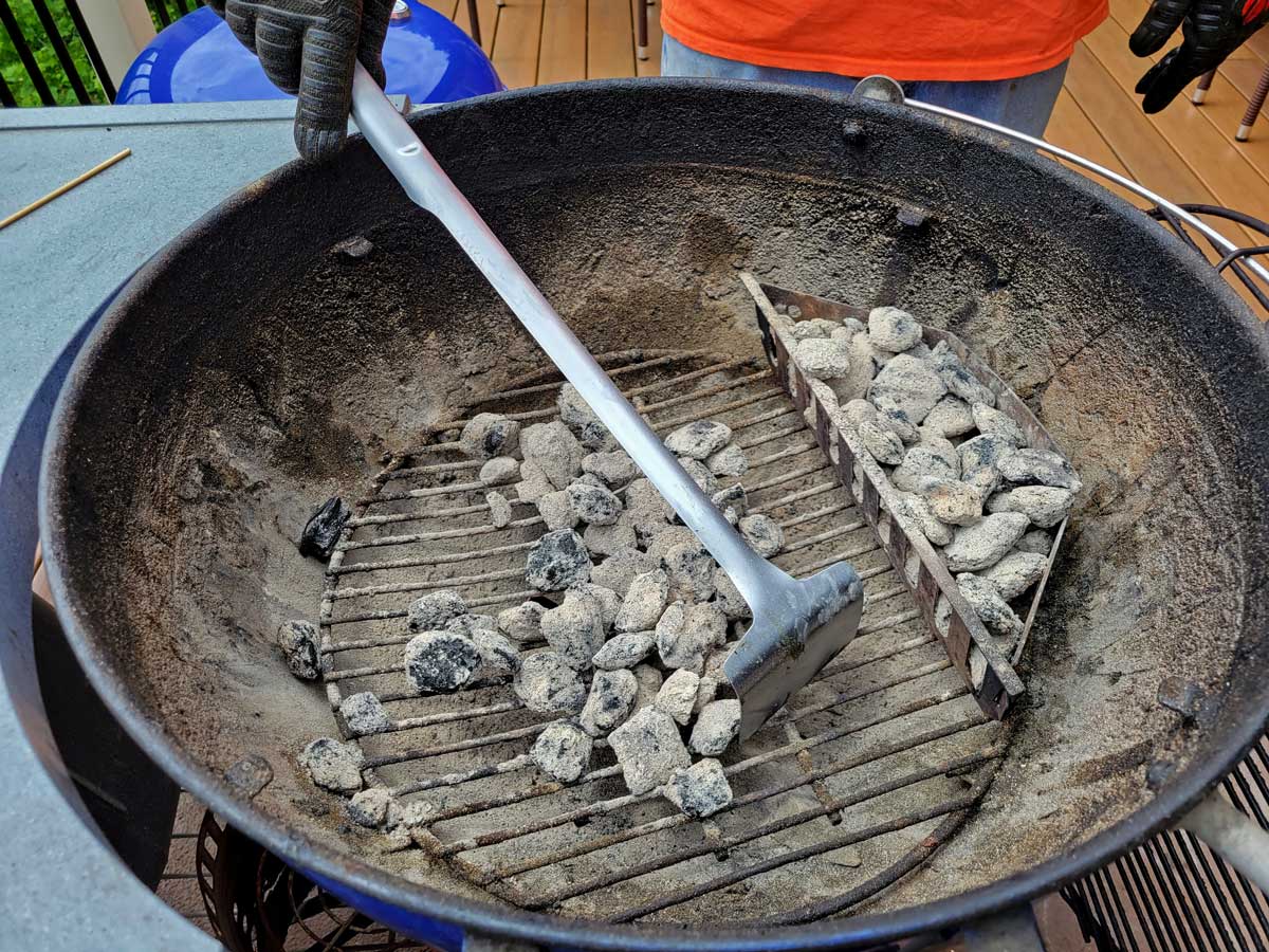charcoal rake