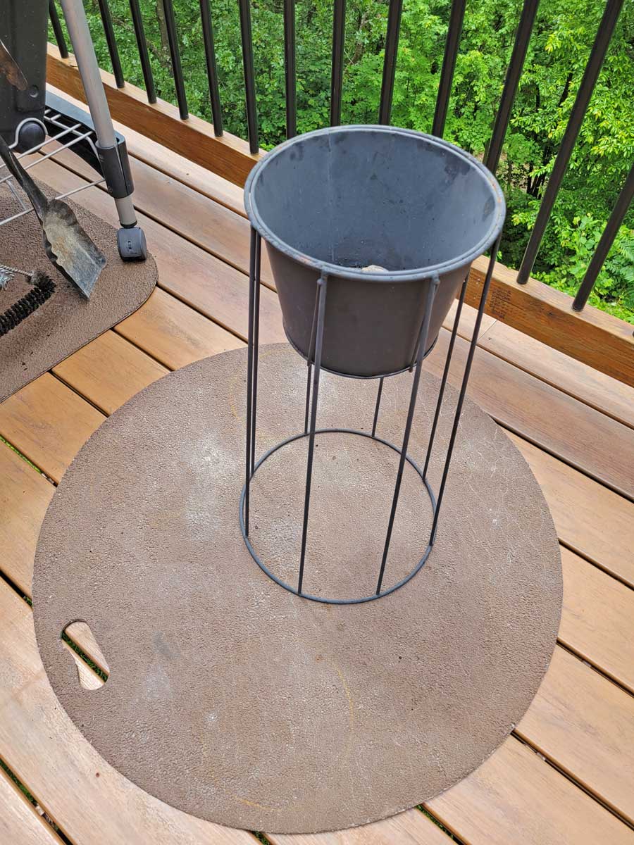 metal plant stand