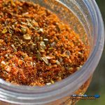 spicy dry rub in jar