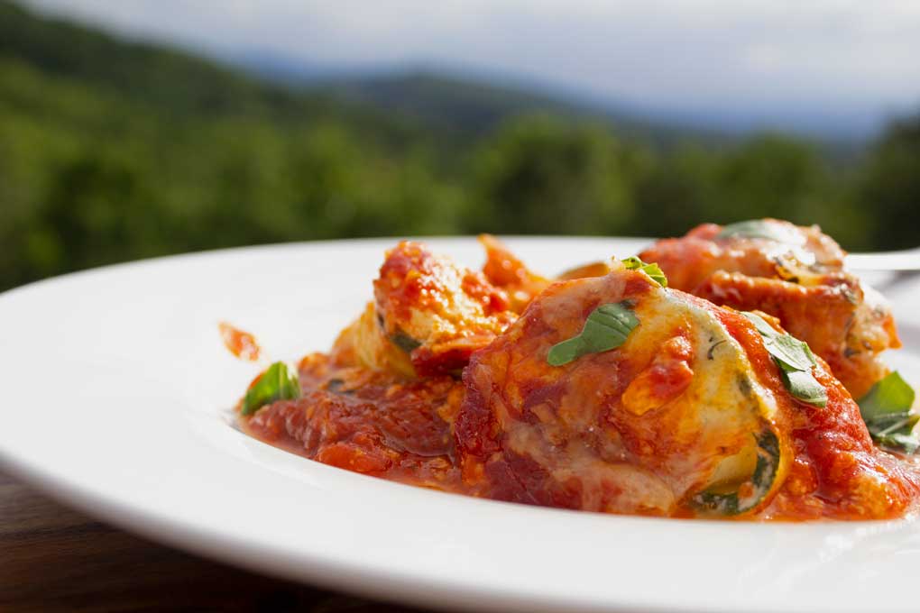 zucchini lasagna rolls