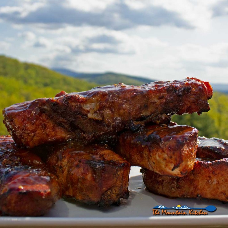 grilled country-style pork ribs