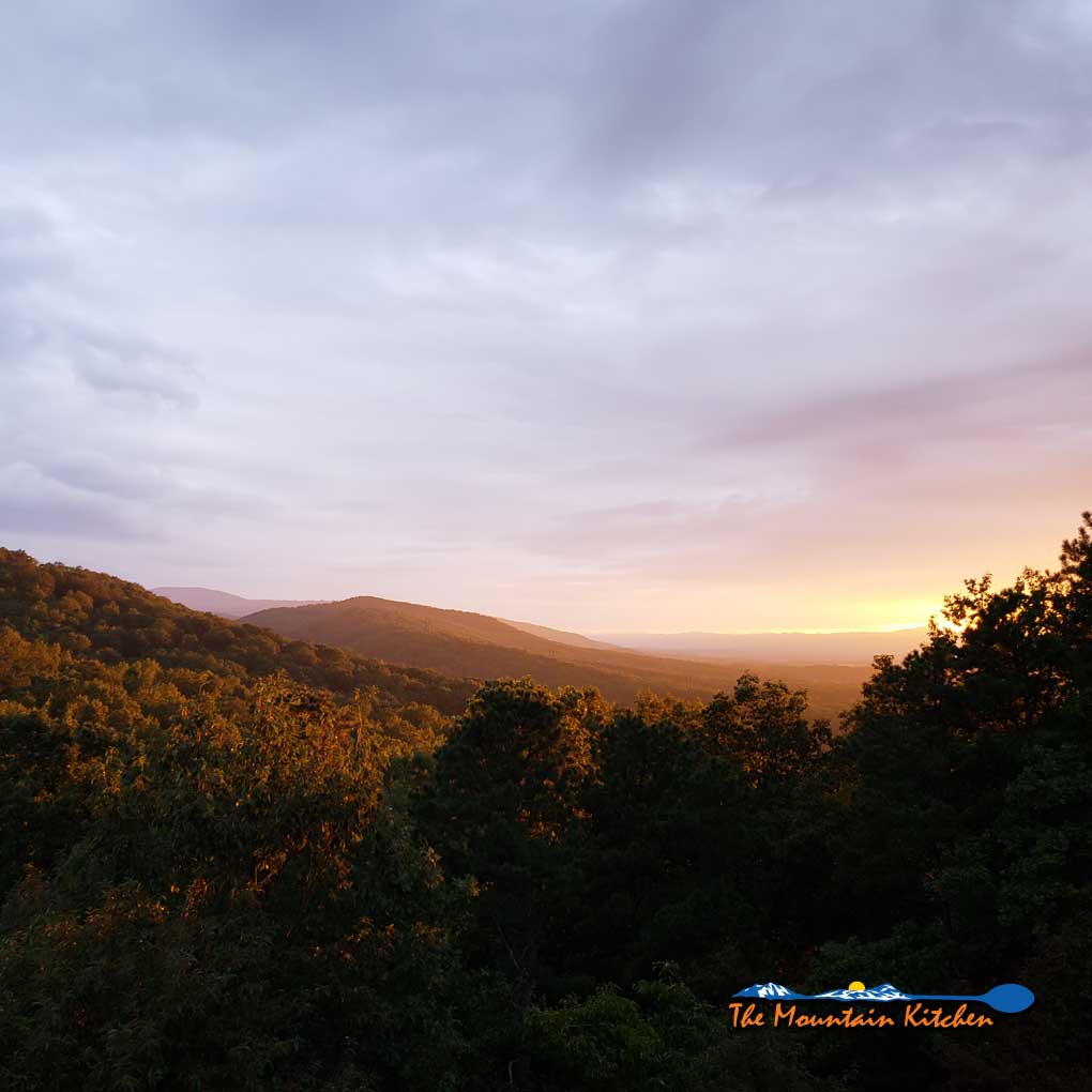 mountain sunset