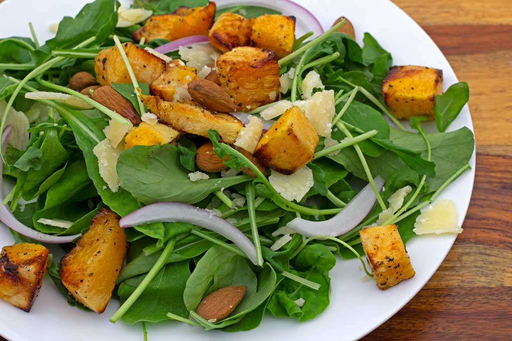 salad on plate ready to serve