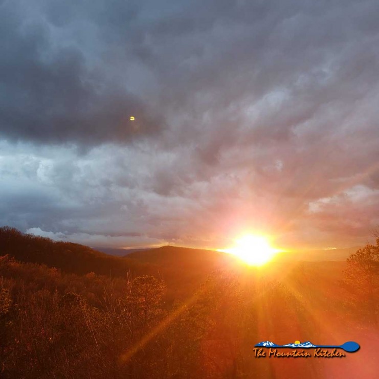 mountain sunset