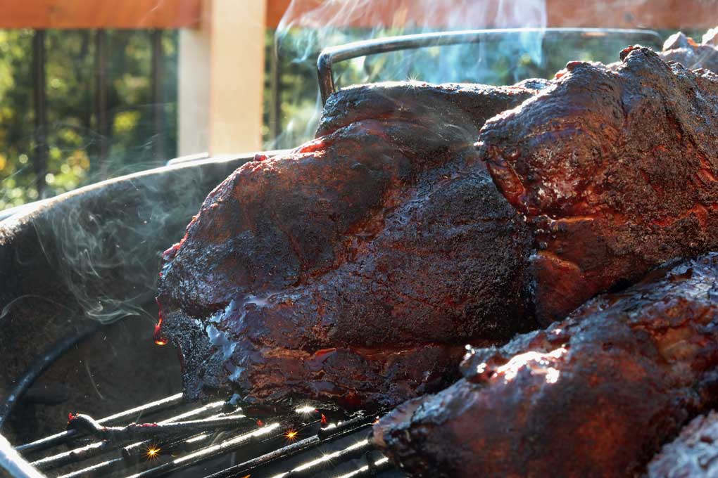 ribs on the grill charcoal
