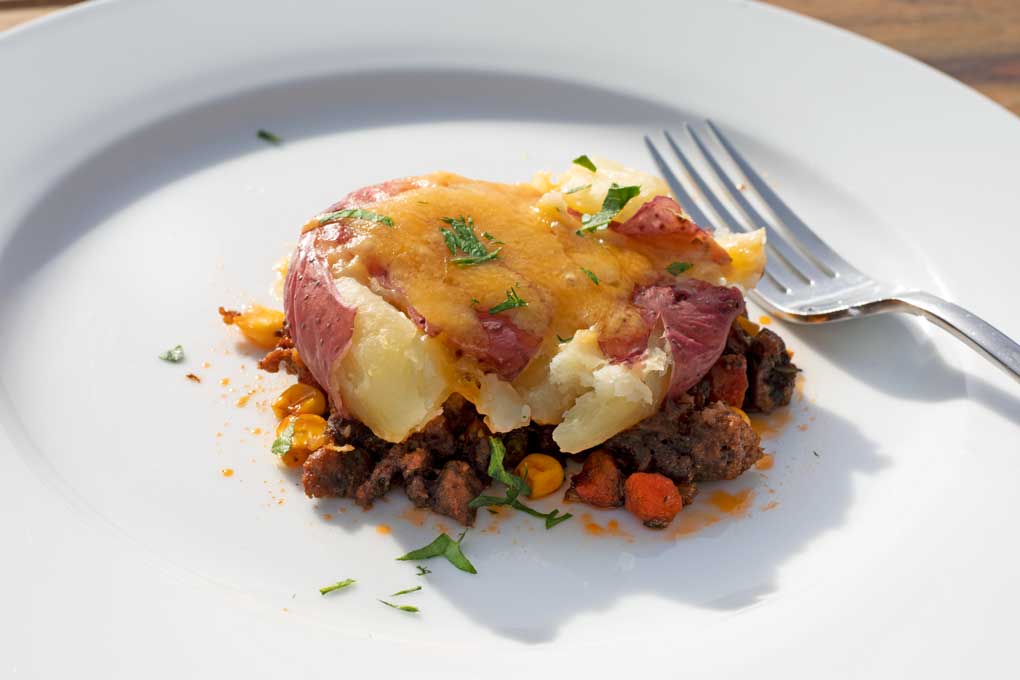 good shepherd's pie on plate