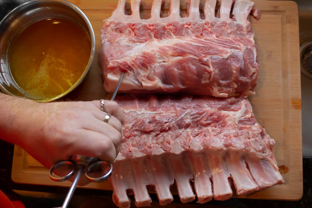 injecting meat with brine