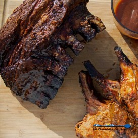 smoked pork crown roast