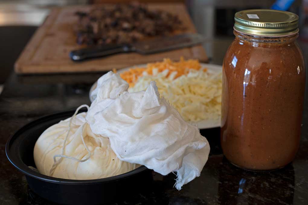 cheese and sauce for recipe