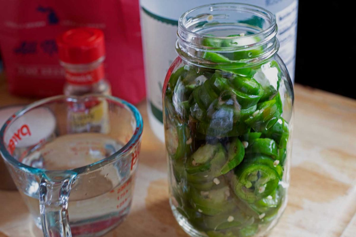 jar of jalapeno slices