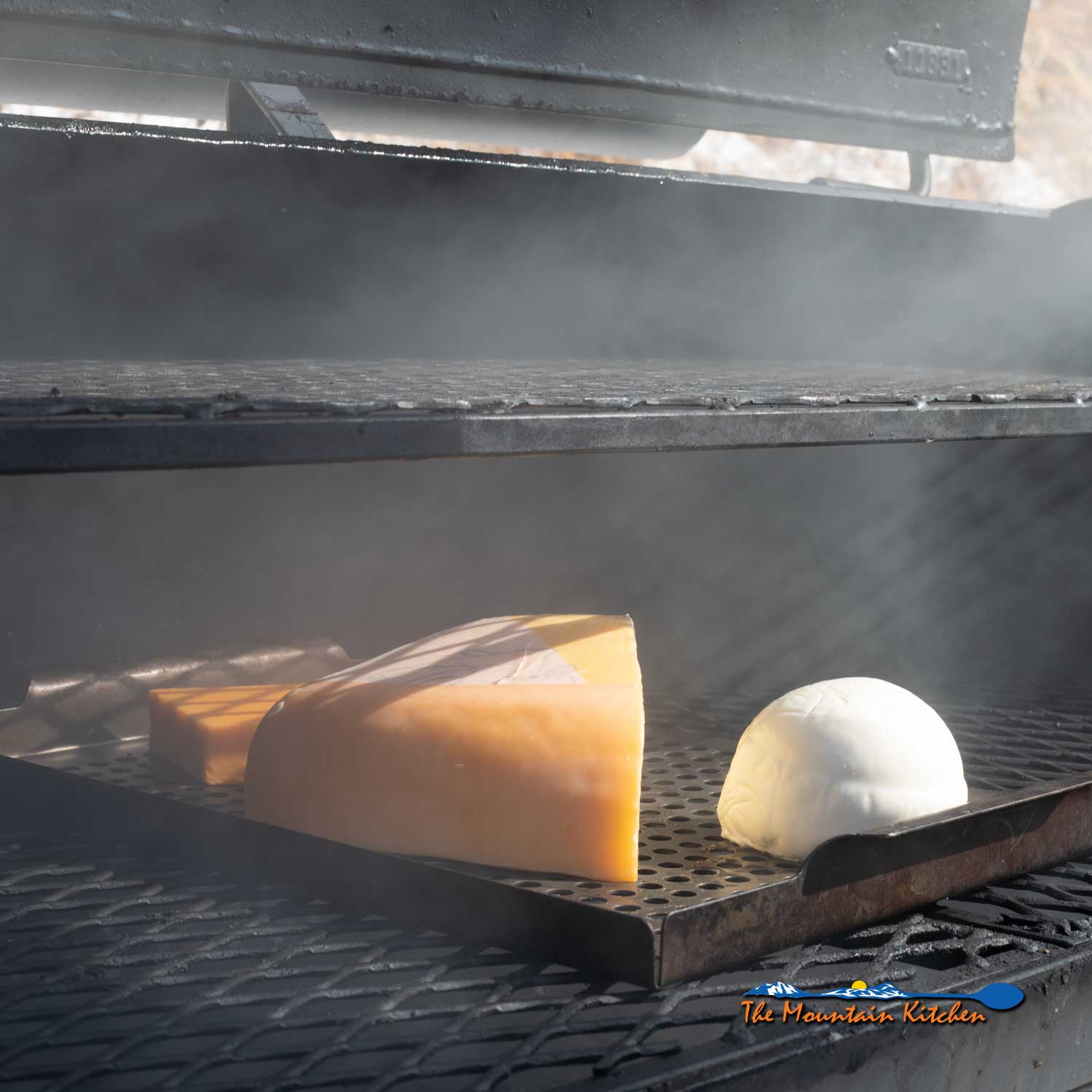 cheese on smoker