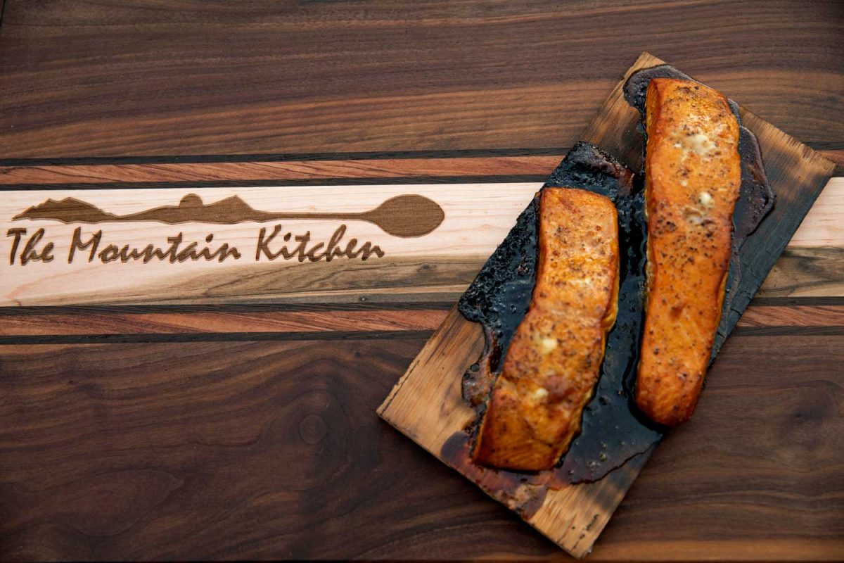 cedar plank salmon