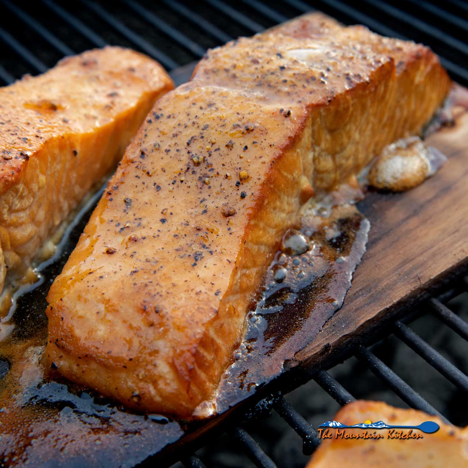 grilled cedar plank salmon