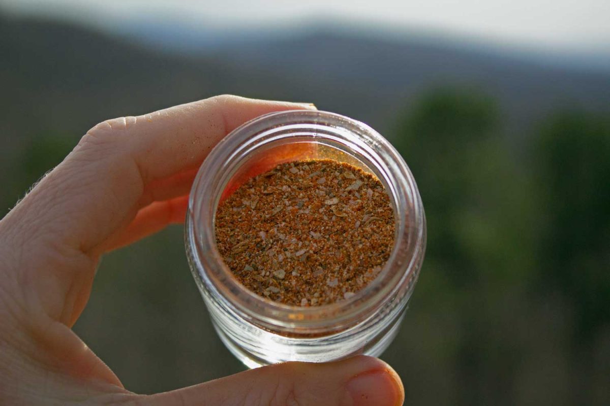 beef dry rub inside jar