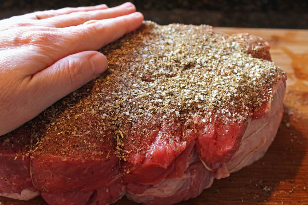 rub on beef