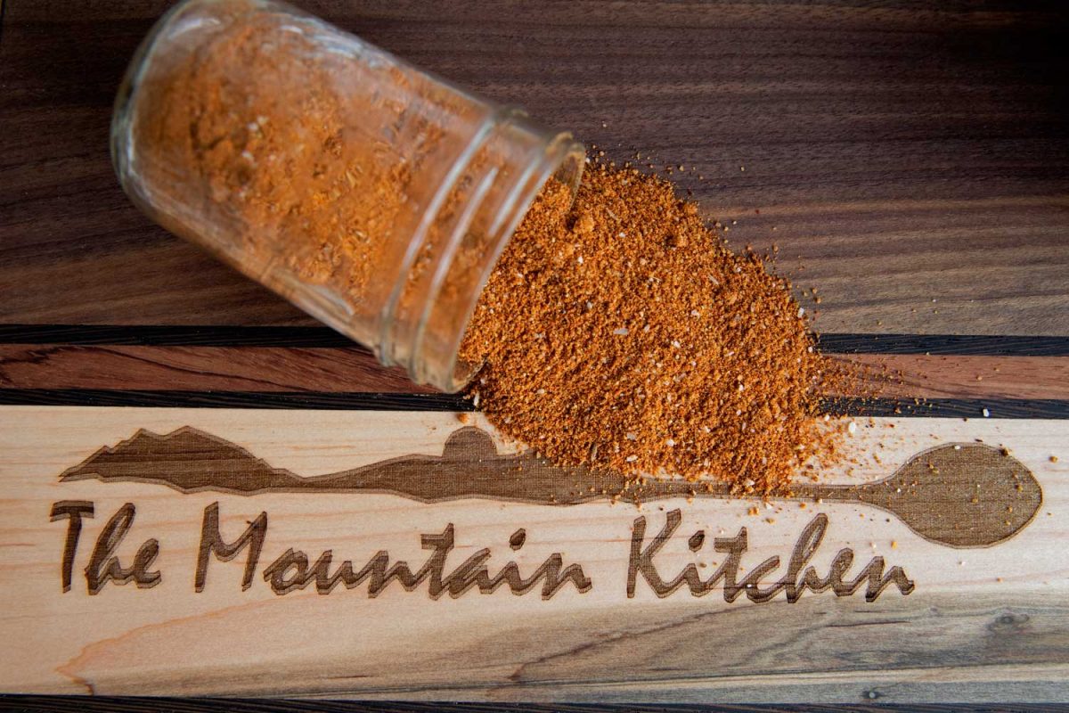 spilled jar of chicken rub