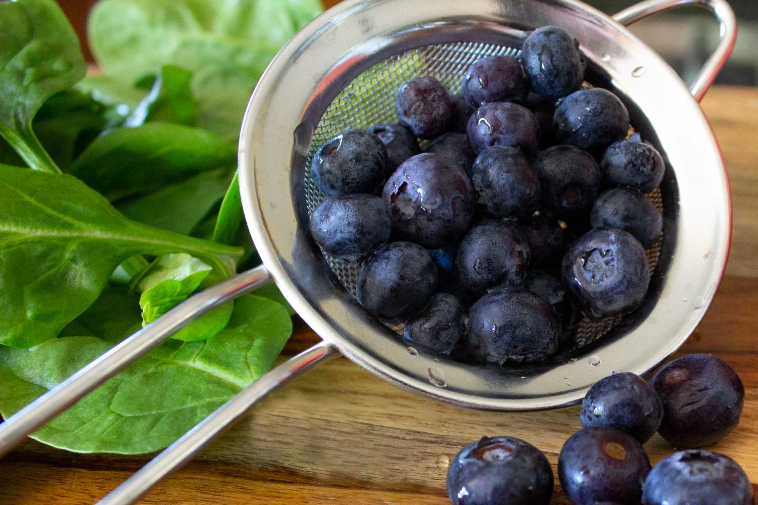 fresh blueberries