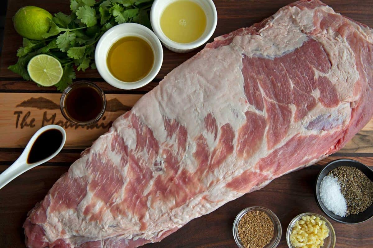 ingredients to make thai ribs