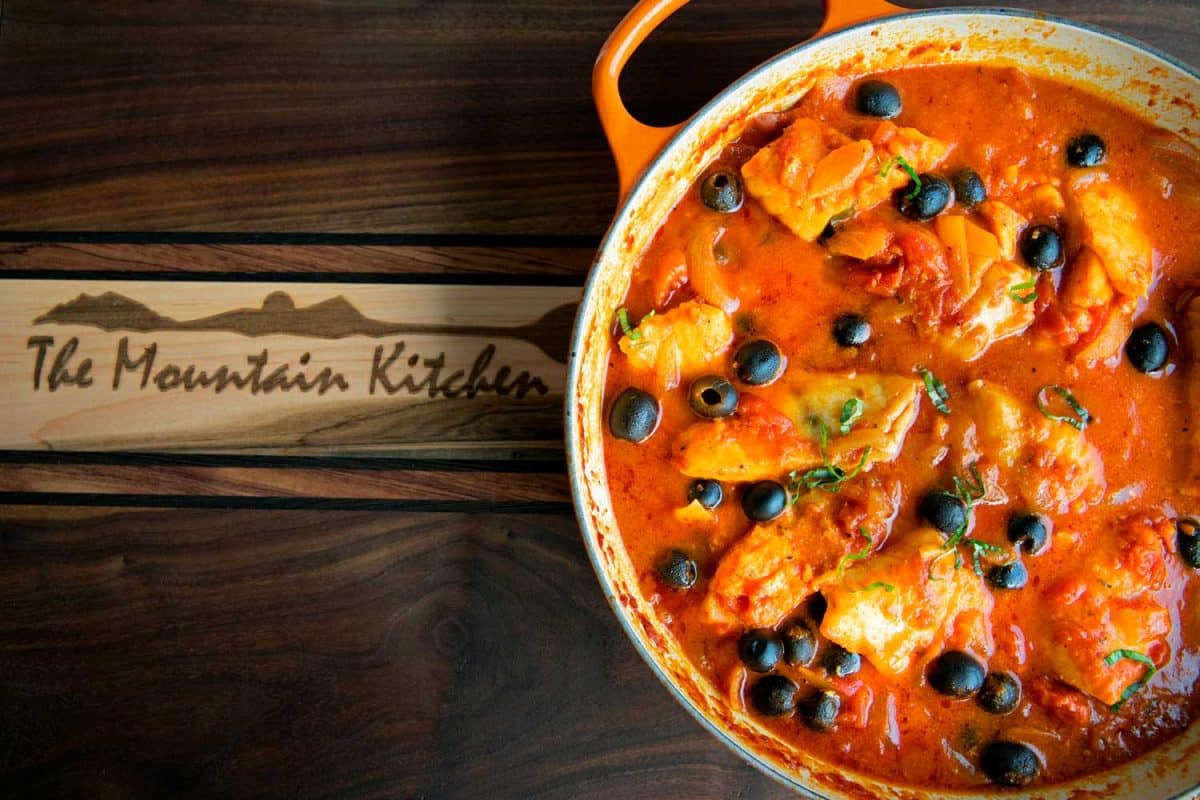 poached fish is skillet ready to eat